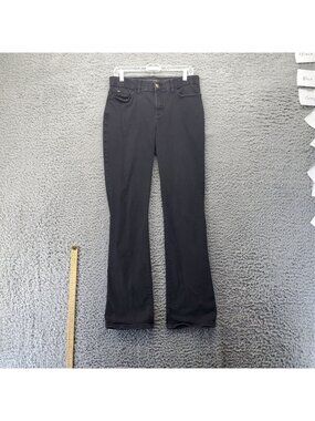 Lee Jeans Womens Size 12 Black Bootcut Flex Motion Regular Fit Mid Rise